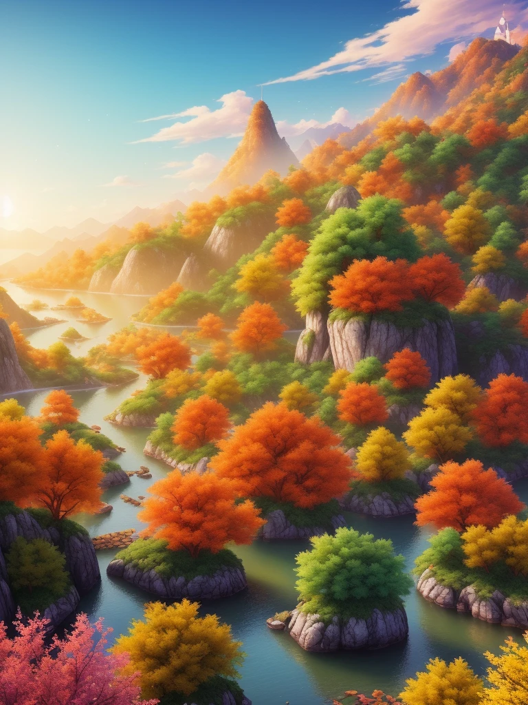 Extremely detailed CG unity 8k wallpaper with best illumination and shadow, featuring a beautiful floating scene of "Lingzhi" and other Chinese medicine herbs, with dynamic angles and lovely details.