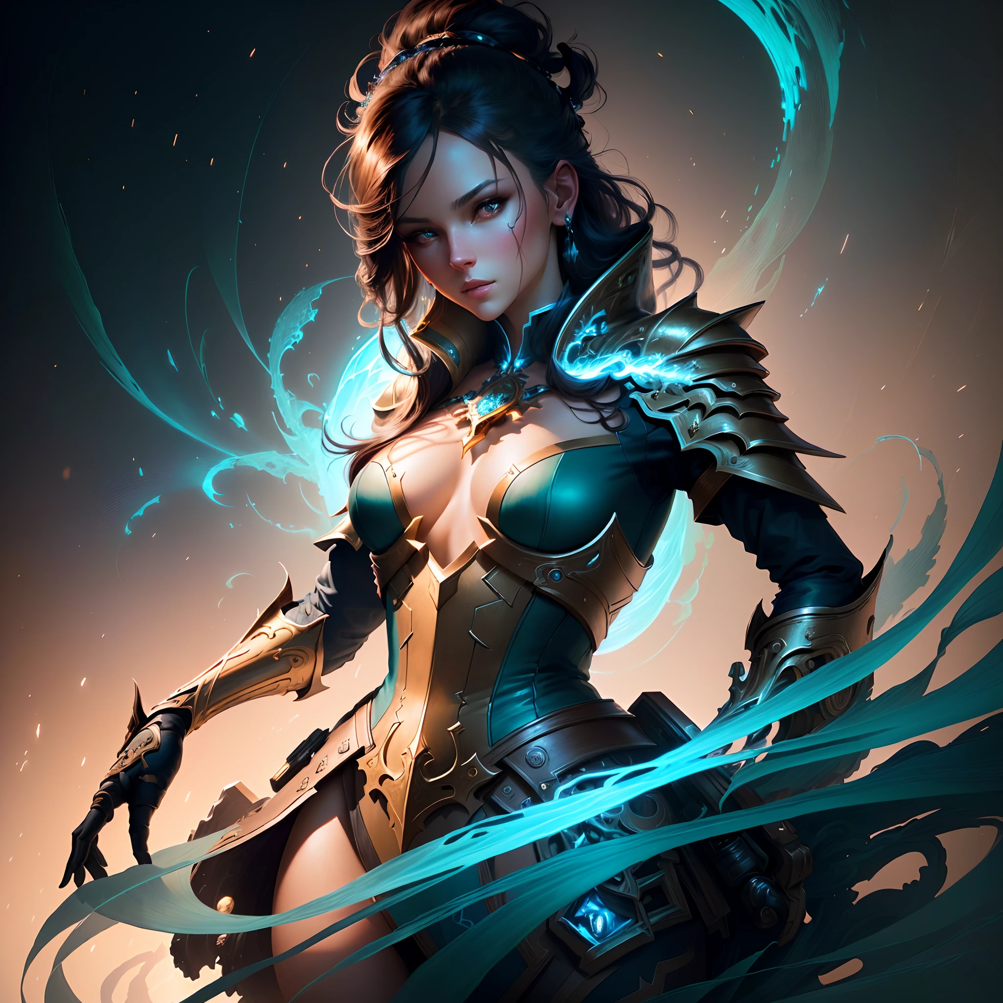 masterpiece, best quality, (very detailed CG unified 8k wallpaper), (best quality), (best illustration), (best shadow), ridiculous, realistic lighting, (abyss), beautiful detailed lighting, PeterMohrbacher's art, 1girl, detailed face, fantasy art, realistic animation