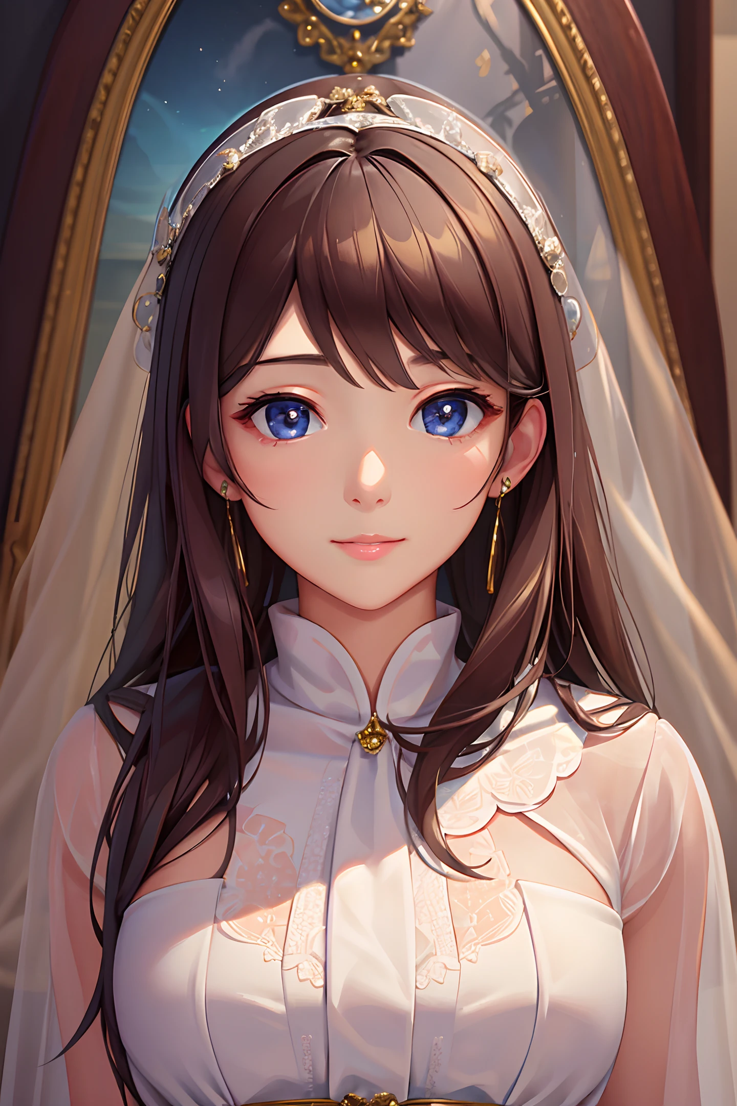 (masterpiece, sidelighting, finely detailed beautiful eyes: 1.2), masterpiece*portrait, realistic, 3d face, glowing eyes, shiny hair, 有光泽的皮肤, solo, embarrassed