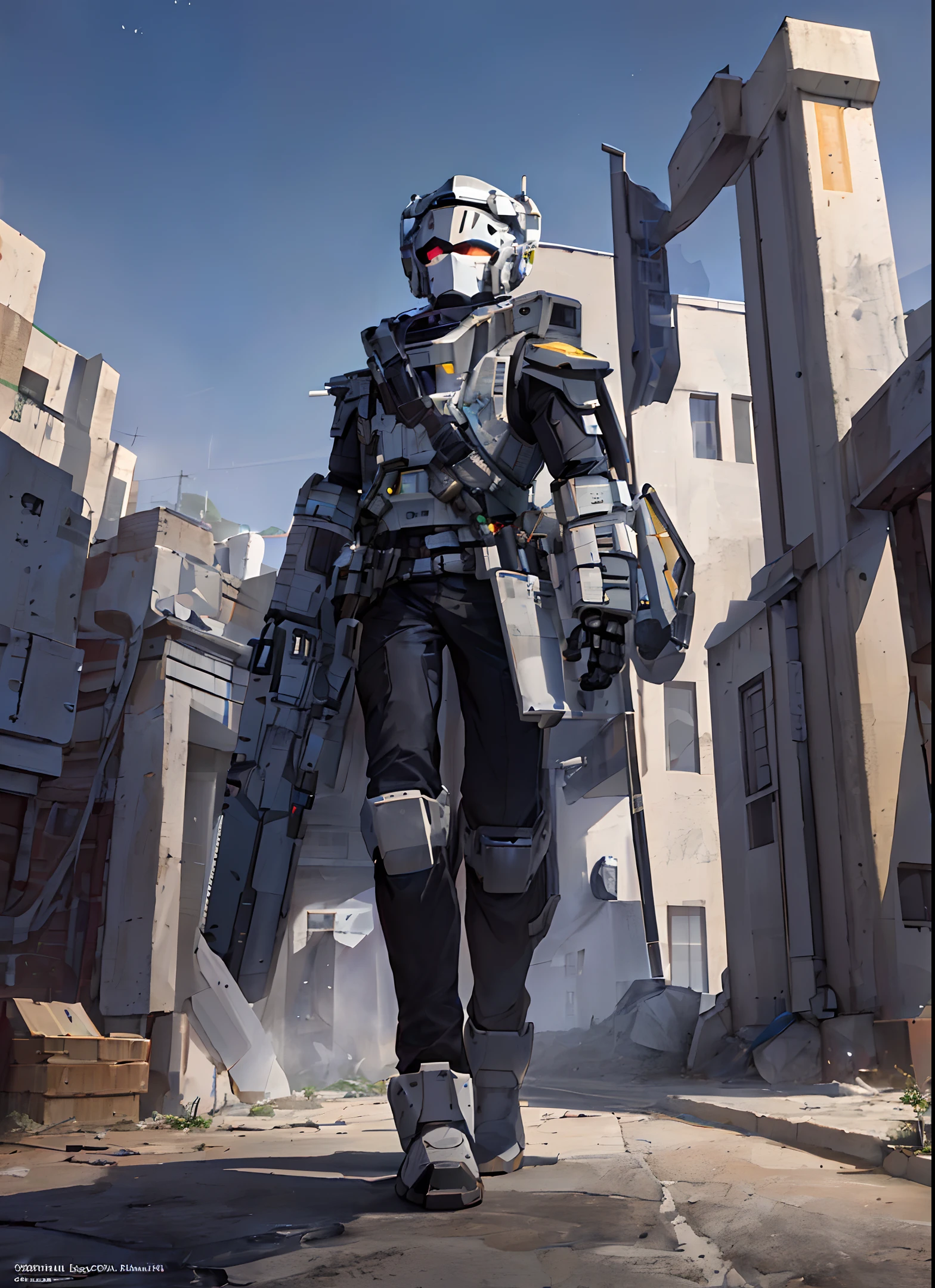 ((8k, RAW photo, best quality, masterpiece: 1.4))), ultra-high resolution, super detail, illustration, close-up, robot warrior, environment only, laboratory, spaceship made of stone, night, starry sky, building, future, imagination, nature