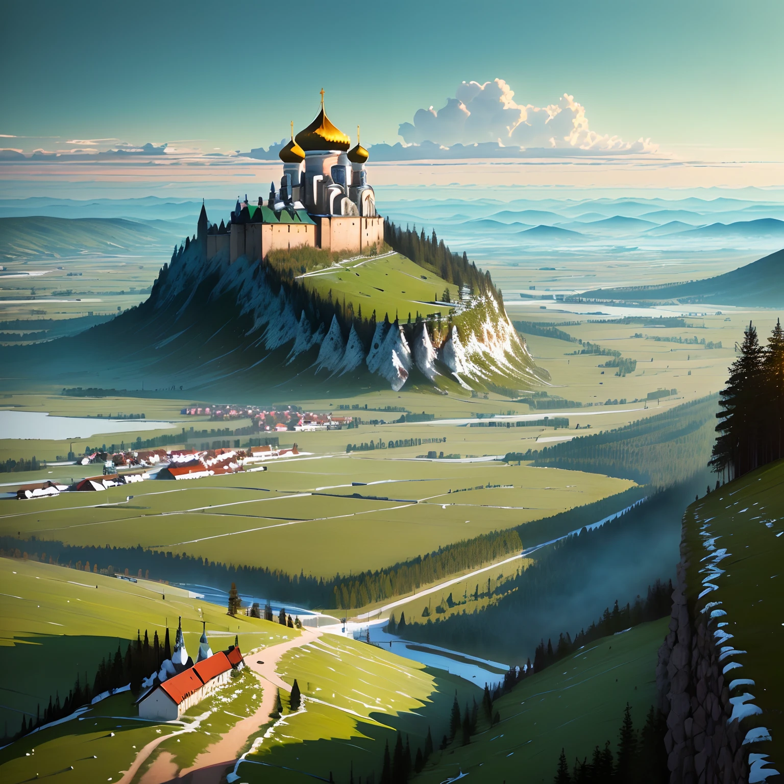 this is Russian expanses, this is my homeland, landscape