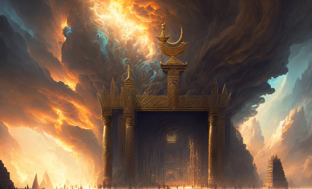 Highly (dynamic:1.2) scene art detailed (rutkowski:1.2), ((pharaoh crown of ramses)), handsome, (dark skin), ((long woven dreadlocks)) ((muscular)), (fantastic amazing decoration:1.2), explosive volumetric, Delightful anatomy, (fantastic god perfect art, 64k ultra hd:1.1), (art by apterus, art by dan mumford:1.2)