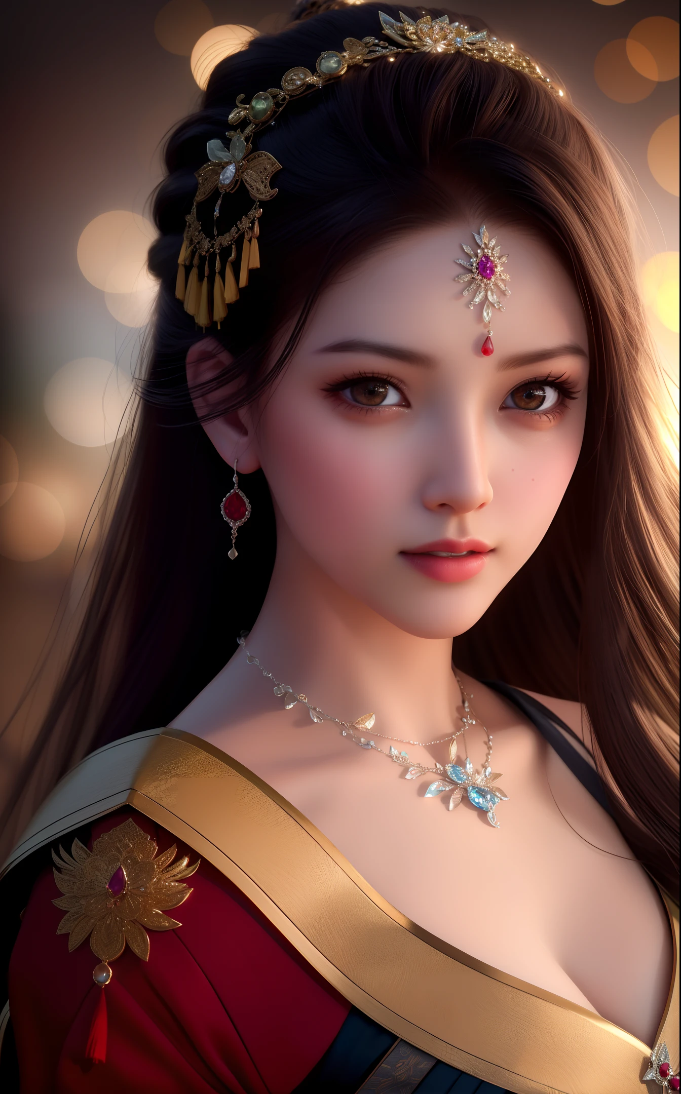 best quality, masterpiece, highres, 1girl,china dress,hair ornament,necklace, jewelry,Beautiful face,upon_body, tyndall effect,photorealistic, beside river, rim lighting, two tone lighting,(high detailed skin:1.2), 8k uhd, dslr, soft lighting, high quality, volumetric lighting, candid, Photograph, high resolution, 4k, 8k, Bokeh