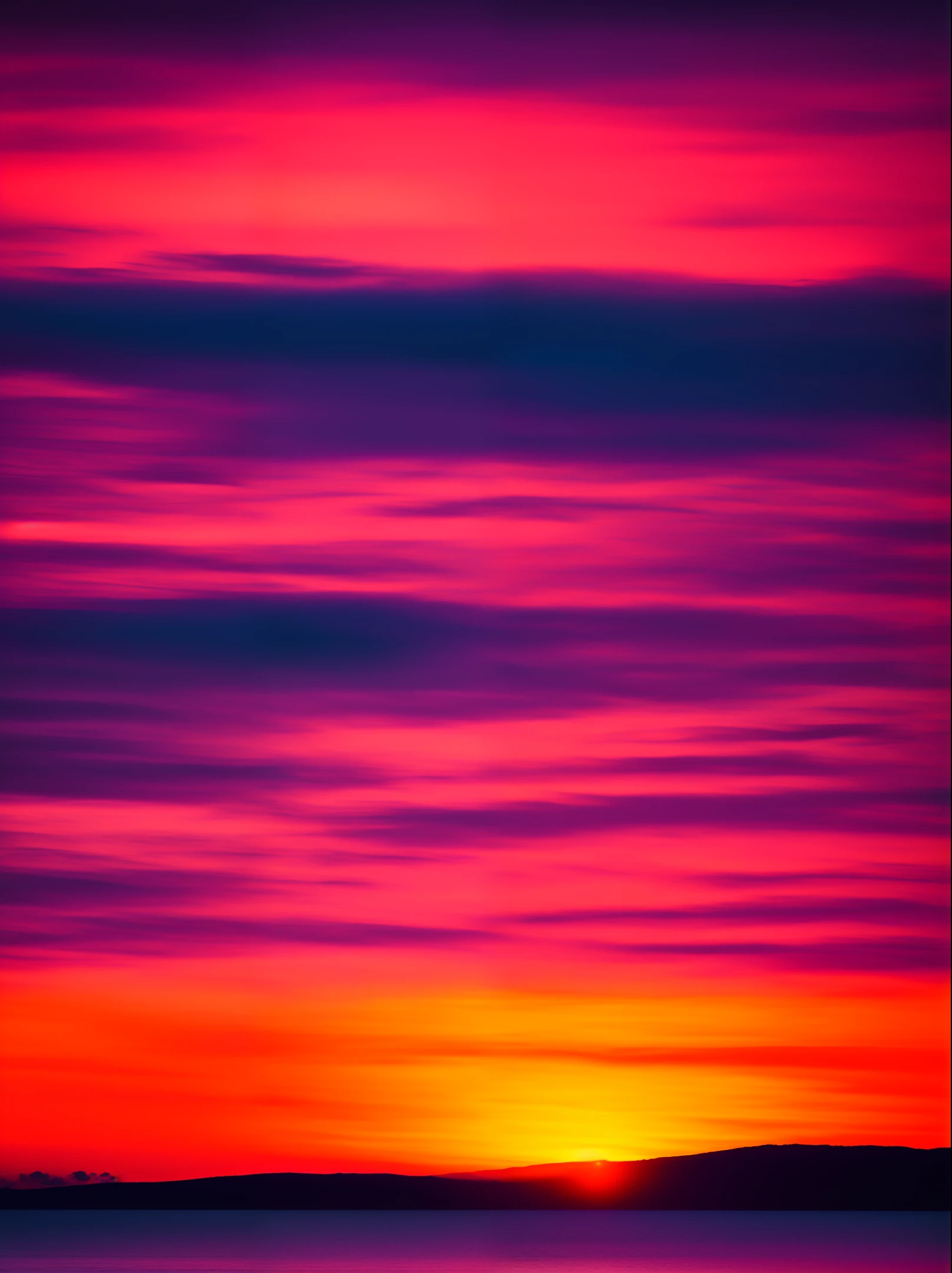sunset afterglow