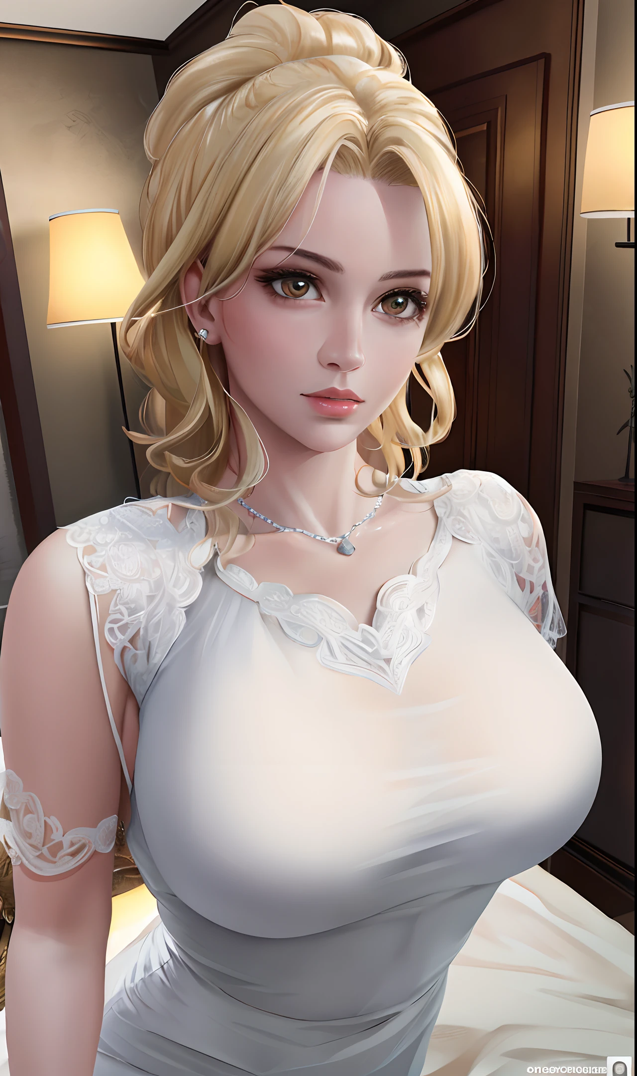 Photorealistic, ultra contrata, a young idol, distant look, OOTD, blouse with bare shoulders, young and round face, complete accessories, necklace, big and clear eyes, big eyes, big eyes, big eyes, long eyelashes, big chest, slim waist, light makeup, clean teeth, smiles slightly. Light-colored hair,
Bot 
RAW, Ni85 mm, (best quality)) ((masterpiece)), intricate details, very detailed, sharp focus, professional, photorealistic, post-processing, maximum detail, roughness, real life, ultra-realistic, photography, SILHOUETTE, (realistic, photorealistic: 1.37), incredible, finely detailed, masterpiece, the best quality, official art, extremely detailed CG Unity 8k wallpaper, perfect artwork, bright eyes, under the skin, realistic, realistic, realistic, realistic, realistic, realistic, realistic, realistic, realistic, realistic, realistic, realistic, realistic, realistic, realistic, realistic under bright skin, realistic, realistic, realistic, realistic, realistic, realistic, realistic, realistic, realistic, realistic, realistic, realistic, realistic, realistic, realistic, realistic under a bright skin, realistic Realistic under a bright skin, realistic, realistic under bright skin, realistic under bright skin, realistic, realistic under bright skin, realistic under bright skin, realistic, realistic under bright skin, realistic, realistic under bright skin, realistic, realistic under bright skin, realistic, realistic under bright skin, realistic under bright skin, realistic under bright skin, realistic, realistic under bright skin, realistic, realistic under bright skin, realistic, realistic under bright skin, realistic, realistic under a bright skin, realistic under a bright skin, realistic under a bright skin, realistic under a bright skin, realistic under a bright skin, realistic under a bright skin, realistic under a bright skin, realistic under a bright skin, realistic under a bright skin, realistic under a bright skin, realistic under a bright skin, realistic under a bright skin, realistic under a bright skin, realistic under a bright skin, realistic under a bright skin, realistic under a bright skin, realistic under a bright skin, realistic under a bright skin, realistic under a bright skin, realistic under a bright skin bright, realistic, realistic under shiny skin, realistic chest, huge breasts, perfect female figure, mature female figure, cougar, narrow waist, narrow waist, narrow waist, lace, seductive posture, sexy pose, sexy pose, seductive pose, of the best quality, masterpiece, absurd, incredible absurdity, masterpiece, absurd, incredibly absurd, masterpiece, absurd, incredibly absurd, masterpiece, ultra-detailed, extremely delicate and beautiful, extremely detailed, surprising, fine detailed, masterpiece, absurd, incredibly absurd, large file size, ultra detailed, high resolution, large file size, ultra detailed, ultra detailed, high resolution, extremely detailed, beautiful and detailed girl, extremely detailed eyes and face, beautiful and detailed eyes and face, light on the face, cinematic lighting, transparent, looking at the viewer, white pajamas, white pajamas, transparent material, transparent material, buttocks that stand out and reveal, sfw: 1.5, masterpiece, best quality, high quality, high quality, high quality, high definition, high quality texture, high quality texture, high quality texture, high quality texture, high quality texture, high quality texture, high quality texture, high quality texture, high quality texture, high quality texture, high quality texture, high quality texture, high quality texture, high quality texture, high quality texture, high quality texture, high quality texture, high quality texture, high quality texture, high quality texture, high quality texture, high quality texture, high quality texture, high quality texture, high quality texture, high quality texture, high quality texture, high quality texture, high quality texture, high quality texture, high quality texture, high quality texture, high quality texture, high quality texture, high quality texture side, lens flare, ray tracing, sharp focus (intricate details), makeup, face (delicate)