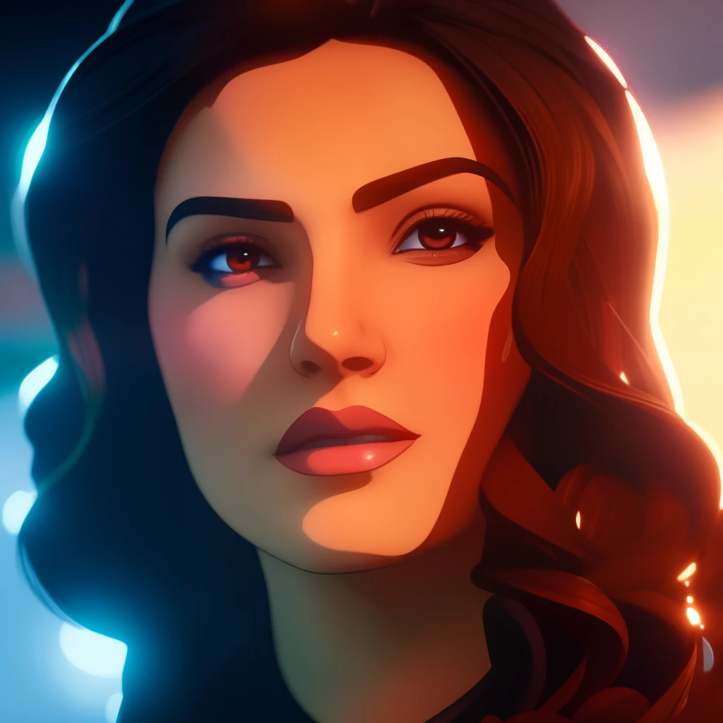 portrait, center, sexy cute brunette, Whatif style, 3D, 3D graphics, 4k art photography, award-winning photography popular on Artstation, beautiful, 8k resolution, insanely detailed, confusing, Behance, cinematic, dramatic atmosphere, cinematic lighting, digital art, dramatic perspective, dramatic lighting by Denis Villeneuve, [pixel art combination, germ and dream job”], elegant, ethereal lighting, octane rendering, dynamic lighting, digital painting, extreme plus resolution, fake detail, full image, full detail, global lighting, golden ratio, warm light, high contrast, high detail, high resolution, high detail, ultra-detail, complex details, masterpiece, perfect composition, photorealistic concept art, professional, ray tracing, rich deep colors, rich, clear focus, clear lighting, soft natural 3D cinematic perfect lighting, studio photography, studio quality, styling, super detail, symmetry, pixiv fanbox trends, overdetail, super detail, unreal engine 5, surround lighting