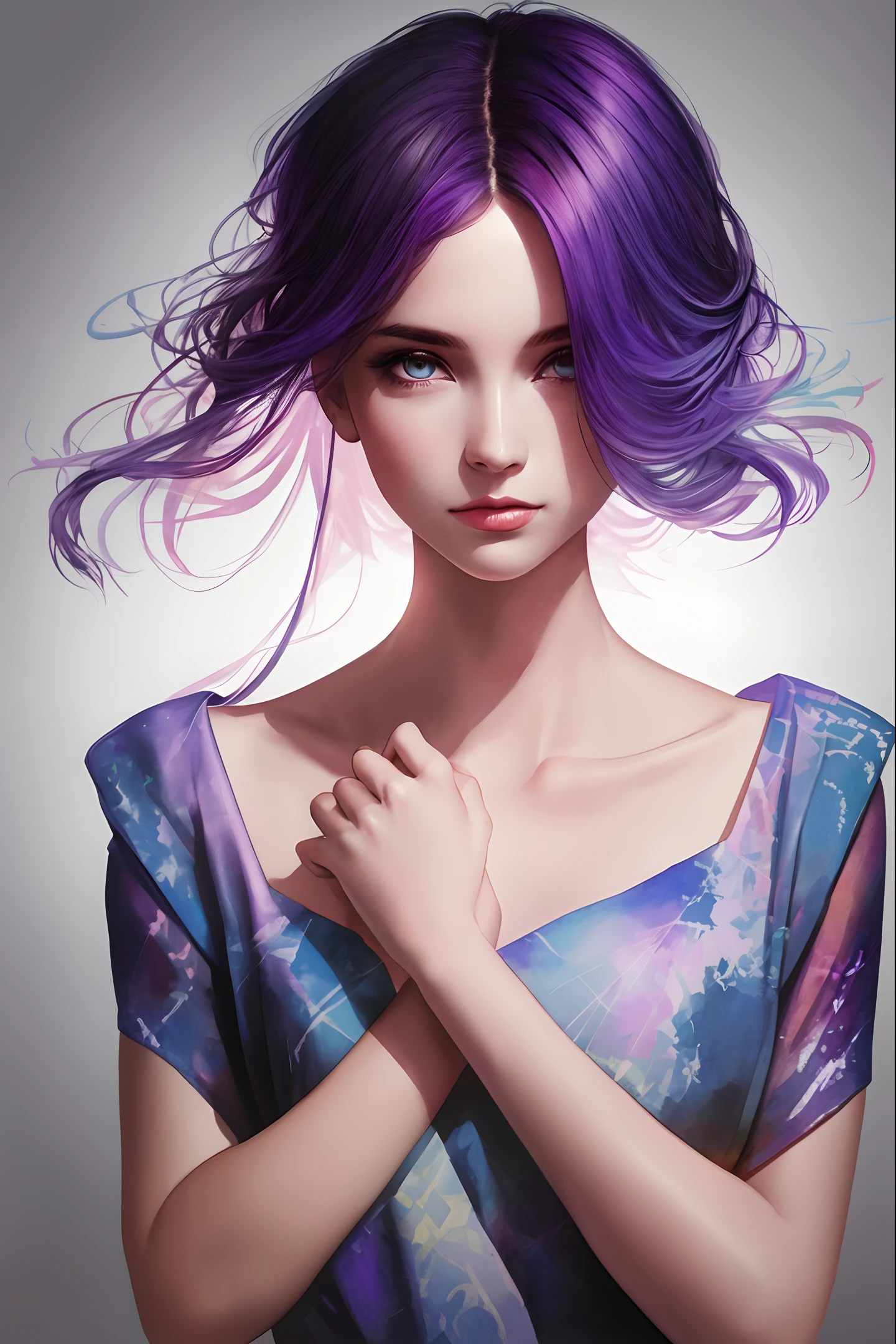 (8k, best quality, masterpiece:1.2),(best quality:1.0), (ultra highres:1.0), watercolor, a beautiful woman, shoulder, hair ribbons, by agnes cecile, half body portrait, extremely luminous bright design, pastel colors, (ink:1.3), autumn lights
Negative prompt: canvas frame, cartoon, 3d, ((disfigured)), ((bad art)), ((deformed)),((extra limbs)),((close up)),((b&w)), wierd colors, blurry,  (((duplicate))), ((morbid)), ((mutilated)), [out of frame], extra fingers, mutated hands, ((poorly drawn hands)), ((poorly drawn face)), (((mutation))), (((deformed))), ((ugly)), blurry, ((bad anatomy)), (((bad proportions))), ((extra limbs)), cloned face, (((disfigured))), out of frame, ugly, extra limbs, (bad anatomy), gross proportions, (malformed limbs), ((missing arms)), ((missing legs)), (((extra arms))), (((extra legs))), mutated hands, (fused fingers), (too many fingers), (((long neck))), Photoshop, video game, ugly, tiling, poorly drawn hands, poorly drawn feet, poorly drawn face, out of frame, mutation, mutated, extra limbs, extra legs, extra arms, disfigured, deformed, cross-eye, body out of frame, blurry, bad art, bad anatomy, 3d render
ENSD: 31337, Size: 512x768, Seed: 105259075, Model: DreamShaper_5_beta2_BakedVae, Steps: 30, Sampler: DPM++ SDE Karras, CFG scale: 10, Clip skip: 2, Model hash: 6d492d946c, Hires steps: 20, Hires upscale: 1.8, Hires upscaler: R-ESRGAN General 4xV3, Denoising strength: 0.4