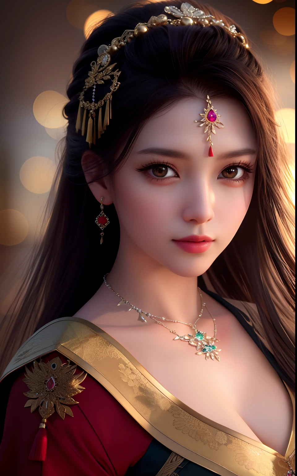 best quality, masterpiece, highres, 1girl,china dress,hair ornament,necklace, jewelry,Beautiful face,upon_body, tyndall effect,photorealistic, beside river, rim lighting, two tone lighting,(high detailed skin:1.2), 8k uhd, dslr, soft lighting, high quality, volumetric lighting, candid, Photograph, high resolution, 4k, 8k, Bokeh