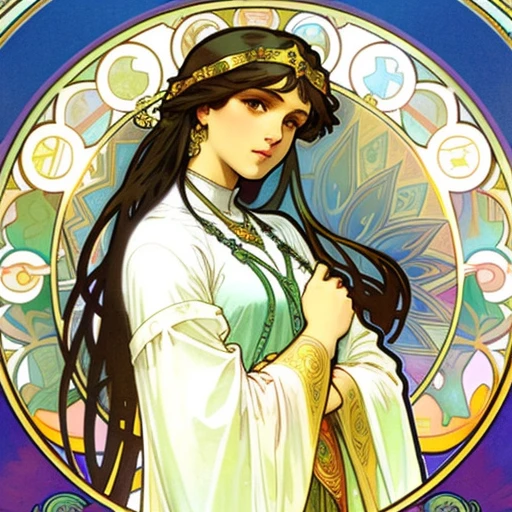 artwork by Alphonse Mucha