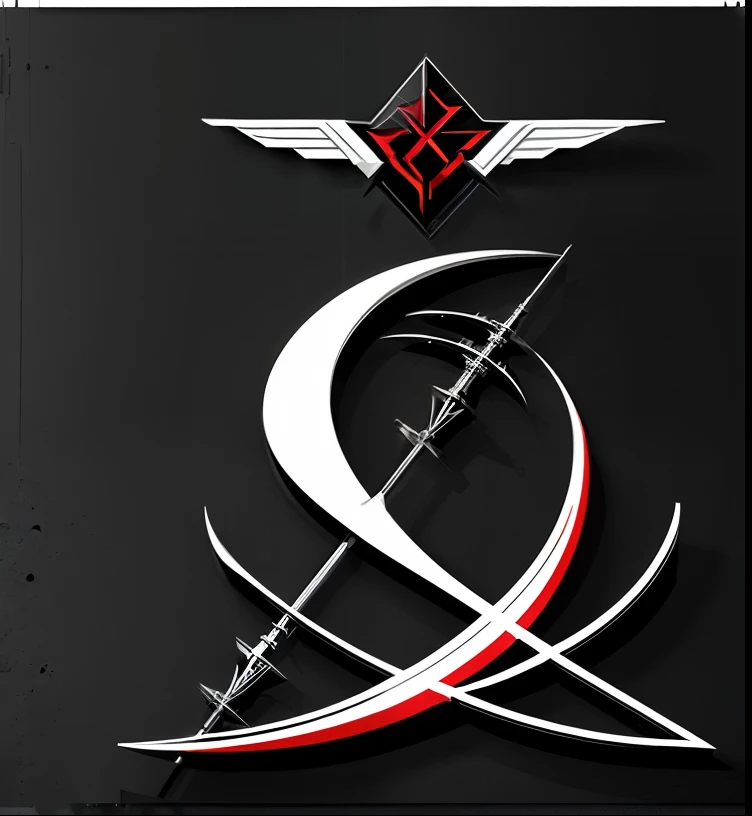 8k quality, detailed images, main design, details, high quality images, scythe, “RebelRiff” sharp contrast between black and white. Band brands, underground music, metal bands, energy, trend, letters, and scythe elements emphasize brand, vitality, and rebellious spirit. Simple, avoid too many details. , easily recognizable logo, graphic elements (scythe), colors (black and white), font style (modern, powerful), layout (dynamic, slanted), and overall design style (minimalism)