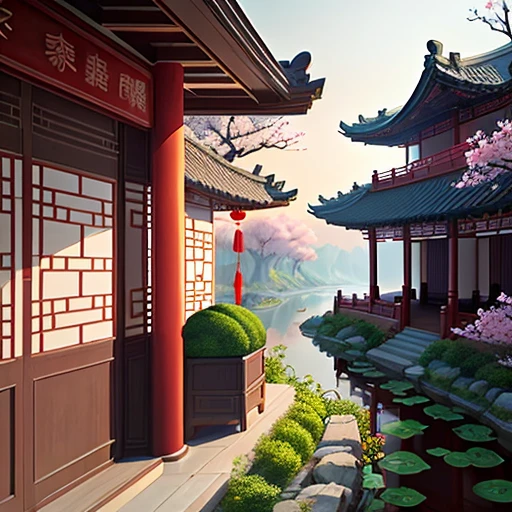 Under the traditional Chinese painting style, with roses as the theme, the picture requires strong painting style characteristics, including dignified elegance, majestic grandeur, gorgeous and delicate, natural and vivid, and deep vision. The roses in the picture are required to be full and gorgeous in color, lifelike and meticulous in shape, rich in layers and three-dimensional in flowers, and complex in branches and leaves in natural leaves. The background can choose street scenes, buildings, lakes and other elements in line with Chinese style.