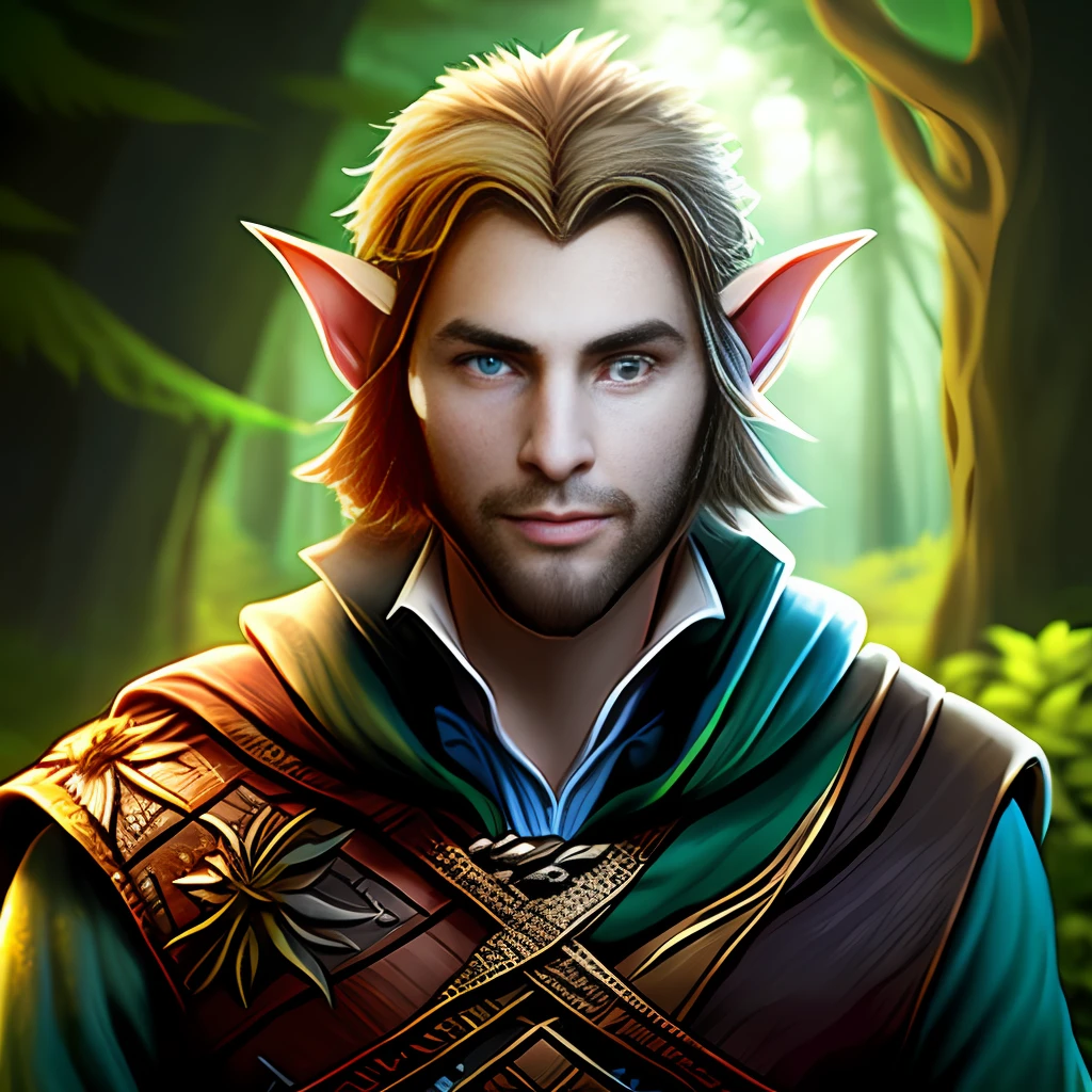 DND;Druid;Wood Elf;MALE