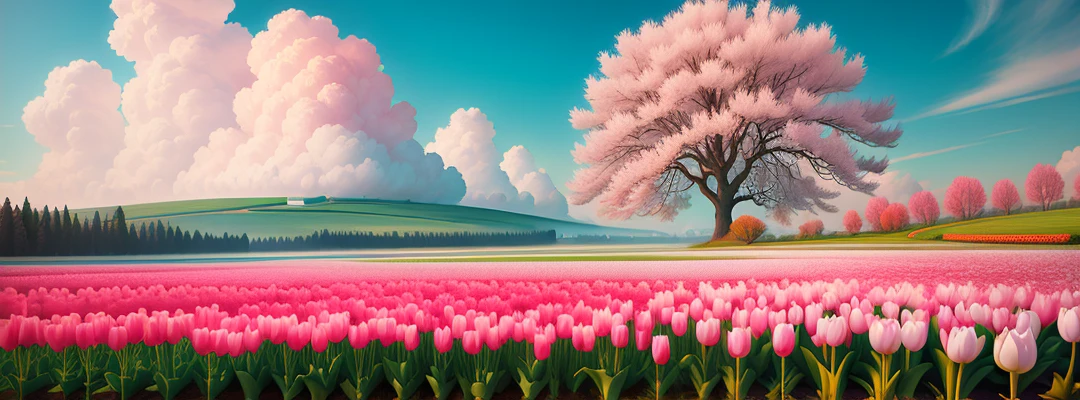 arafed field of white tulips with a windmill in the background, a picture by Frans Koppelaar, pixabay contest winner, romanticism, netherlands, the netherlands, soft white glow, very beautiful photo, a beautiful landscape, at sunrise in springtime, dutch landscape, the most beautiful landscape, incredibly beautiful, breathtaking composition, natural landscape beauty, gleaming white