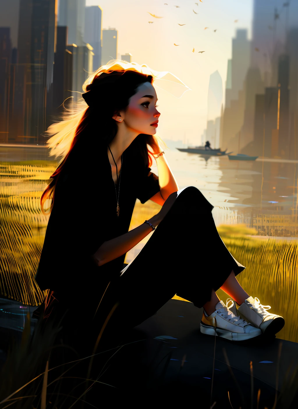 samdoesarts style drunken beautiful women like delirium of the sandman, (phantom color), jeremy mann, sandra chevrier, dave mckean and richard avedon and macija cusciara, punk rock , beautiful girl, lotus, lotus, high detail, 8k