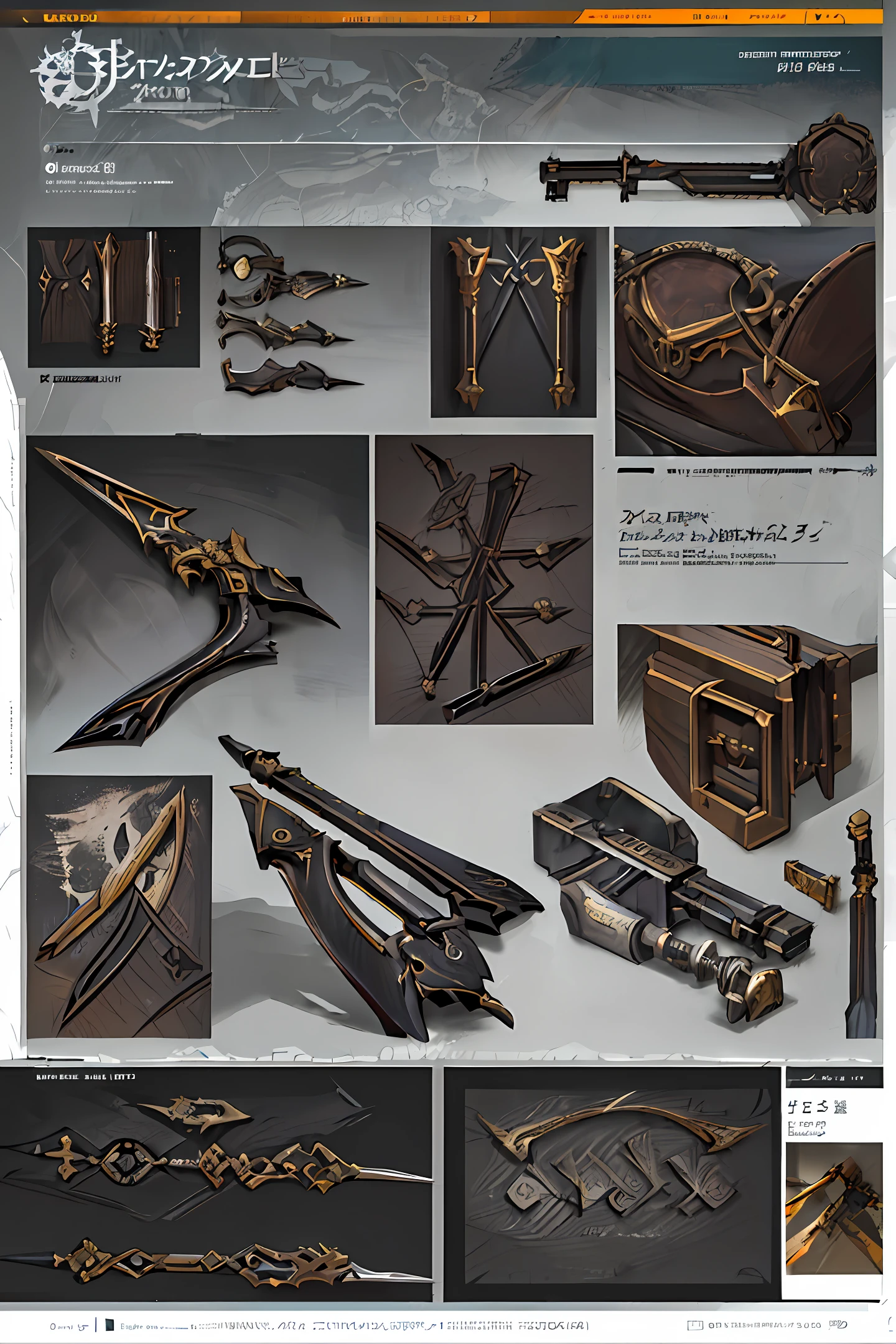 Weapon design tables, concept art, ((light element weapon)), ((film)), (subtle lighting), (perfect shadows), (gorgeous), (perfect proportions), (intricate details),masterpiece, (best quality), (best illustration), (best shadow)