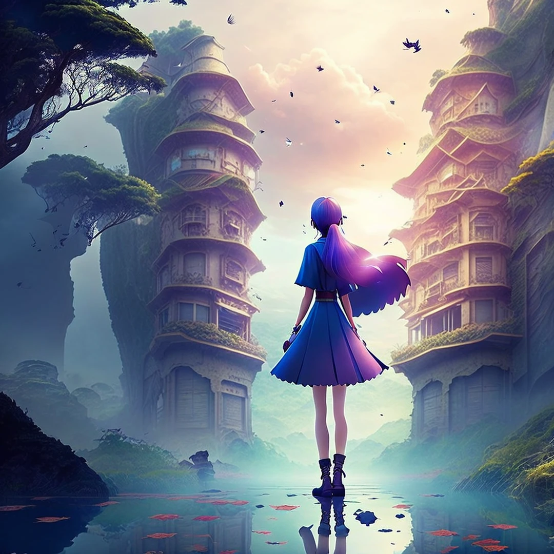 Posters for anime s, The Girl Flying Away, Popular Trends on cgstation, Movieotional Images, Mobile Games, Posters, Movie Promal Art, Popular Trends on cgstation, 2 0 2 0 s Promotional Art, Xianxia Fantasy, Games cg, infinite fairyland library, promotional posters,