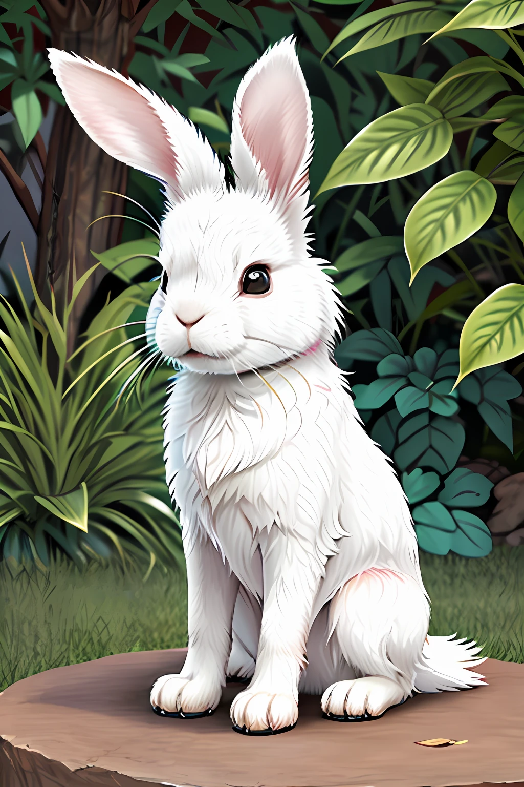 Highly detailed, coloring book style, rabbit, chinese, monochrome