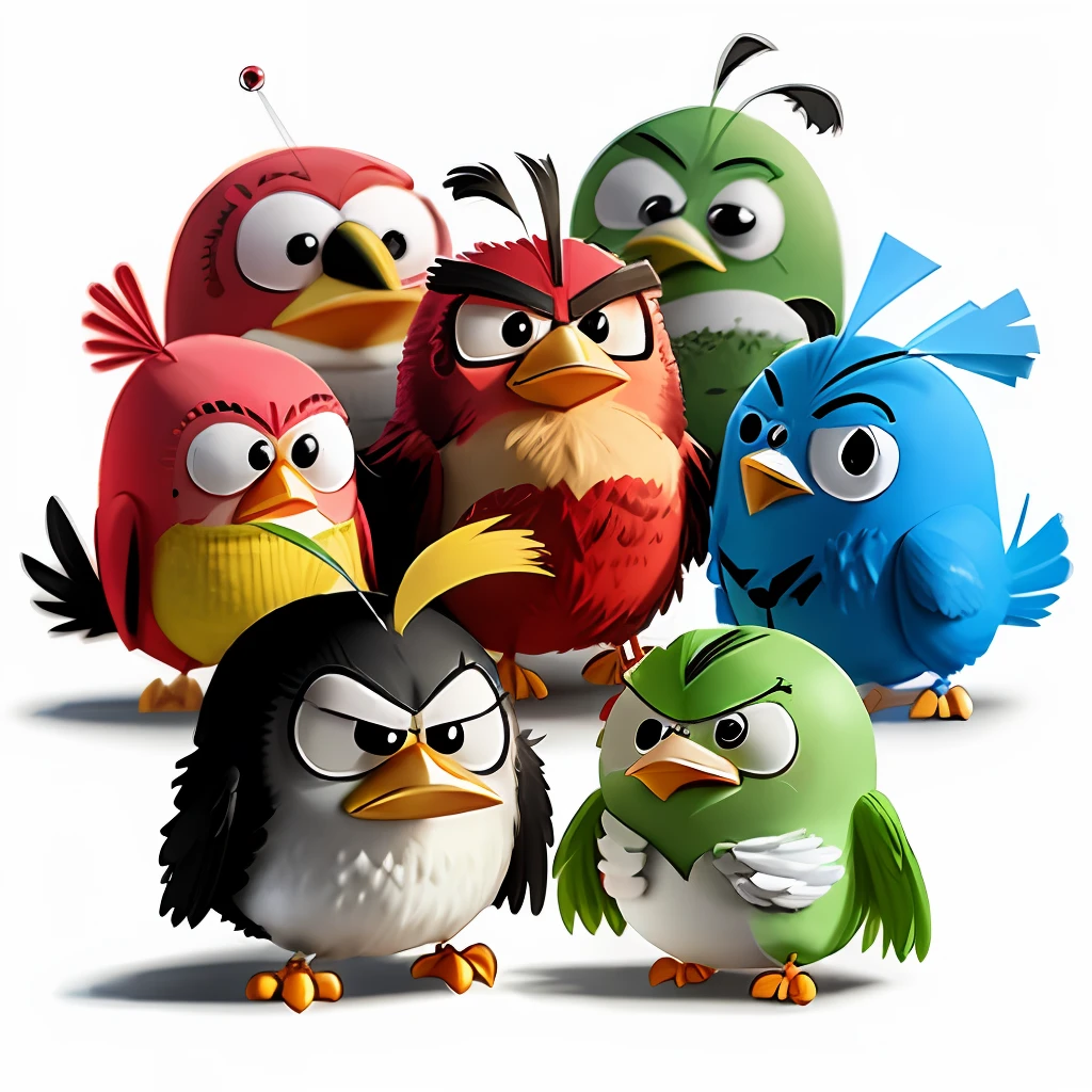 angry birds, toys, colors