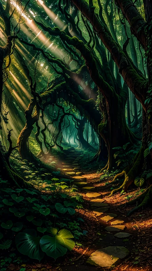 Shrouded in mysterious mist and warm sunlight, the enchanted Elven Forest is full of vibrant flora and fauna, beckoning you to discover its hidden wonders.