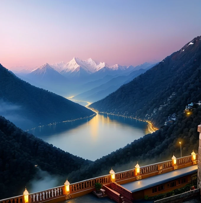 nainital uttarakhand india with the imence beauty of mountains