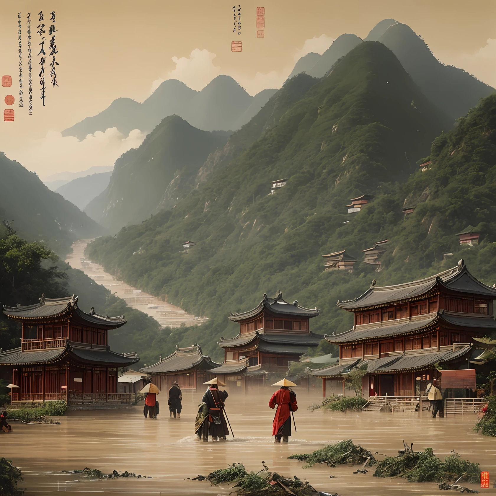 Deaths in Gucheng and rural areas are often born, and I don't know where they are. Resurrected from the dead, it was not the case at the time. Later, when the flood came out, the damage was not the same, but the soldiers shouted on the Quemen Mountain, saying: "You will always be born here." It said: "When it rains again, the water will stop in five days." But see the leather belt of the clothes and sticks. In the next few decades, he became the gatekeeper of Huayin City. traditional Chinese painting