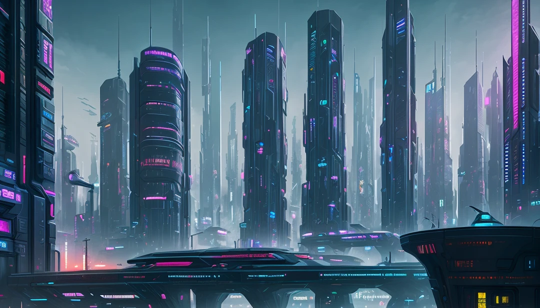 there is a picture of a futuristic city with a lot of buildings, urban concept art, stylized concept art, cyberpunk city backdrop, theme is cyberpunk city market, metaverse concept art, cyberpunk city landscape, cyberpunk cityscape, a cyberpunk cityscape, cyberpunk environment, background cyberpunk city, futuristic city backdrop, digital concept art of dystopian, futuristic cyberpunk scenario