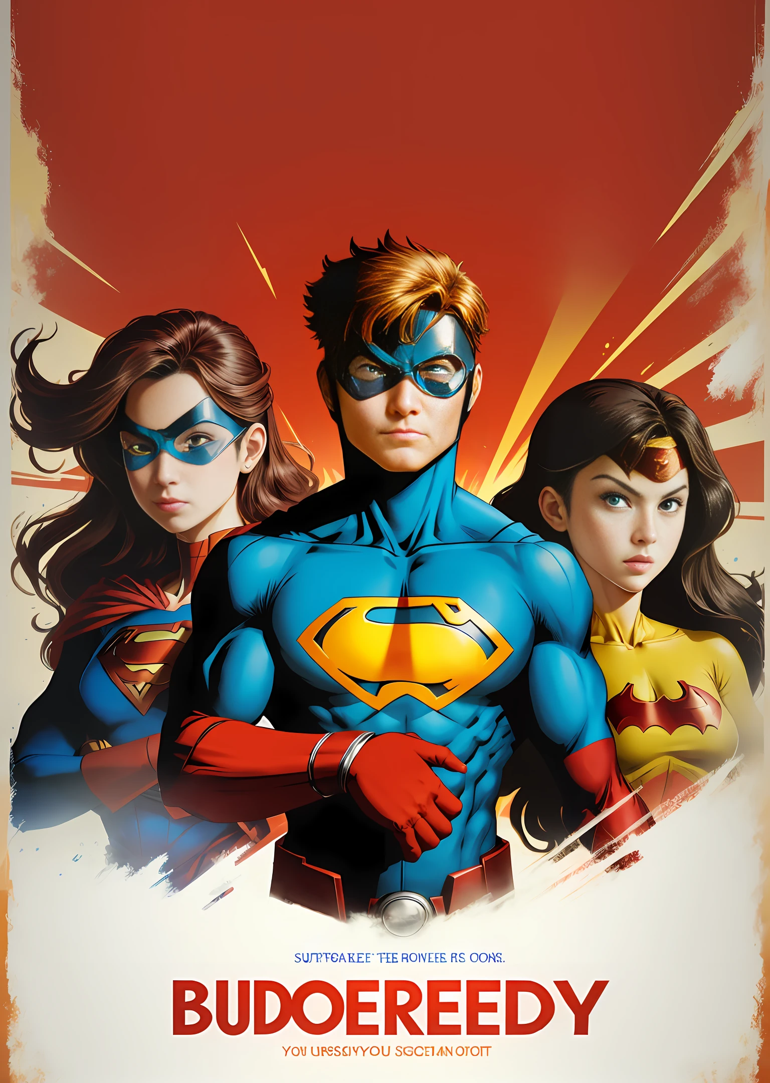 (Poster Design) A SuperHero Day Poster