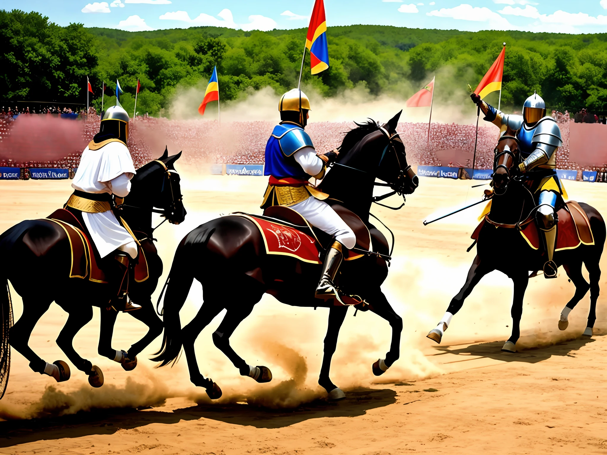 jousting tournament, realism