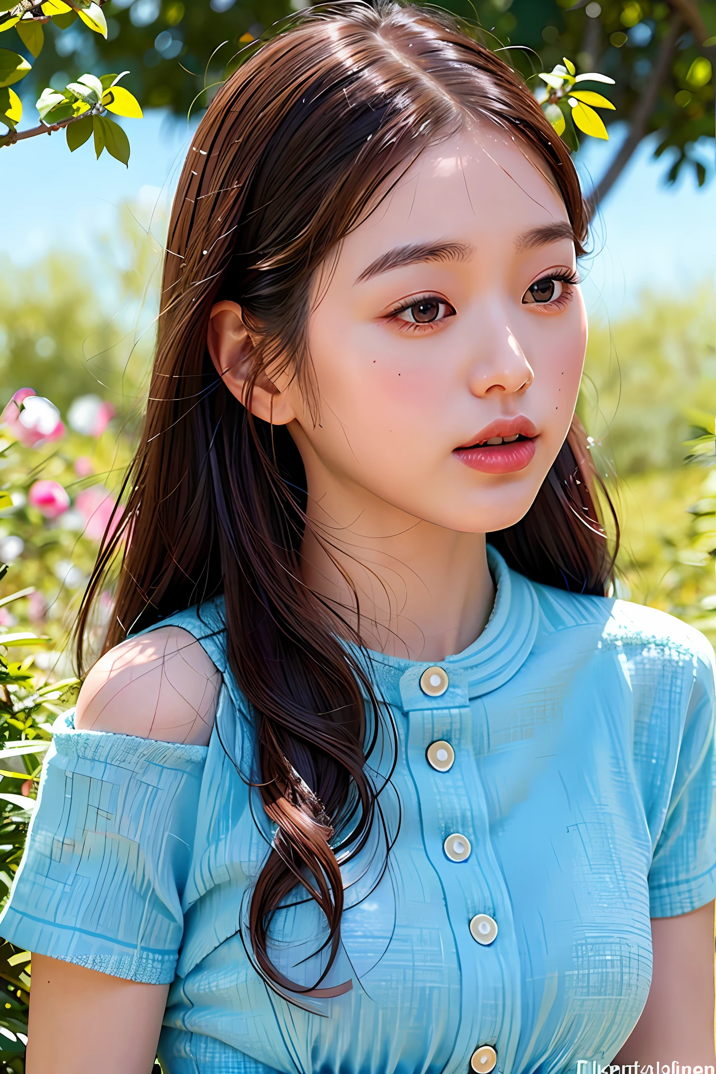Nikon RAW photo,8 k,Fujifilm XT3,masterpiece, best quality, realistic, photorealistic,ultra detailed,1girl,solo,


close up portrait,
standing, beautiful blue sky,serene expression, luxury red dress, surrounded by a sea of grass,



jwy1,