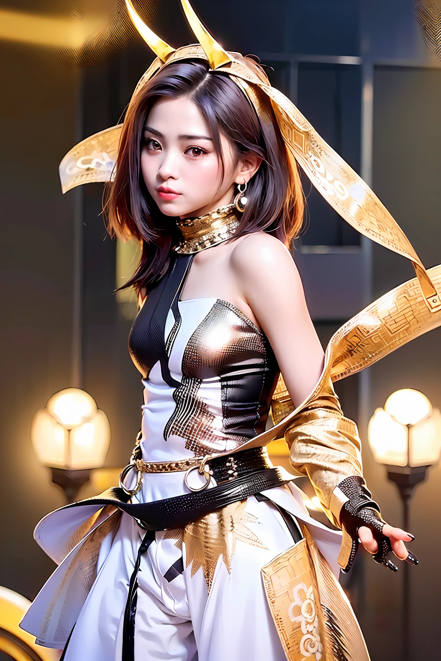 (8k, RAW photo, best quality, masterpiece:1.2), (realistic, photo-realistic:1.37),1girl,(Kpop idol), (aegyo sal:1),origen,china dress,cute, professional lighting, photon mapping, radiosity, physically-based rendering, dragon horns s,upper body,indoor