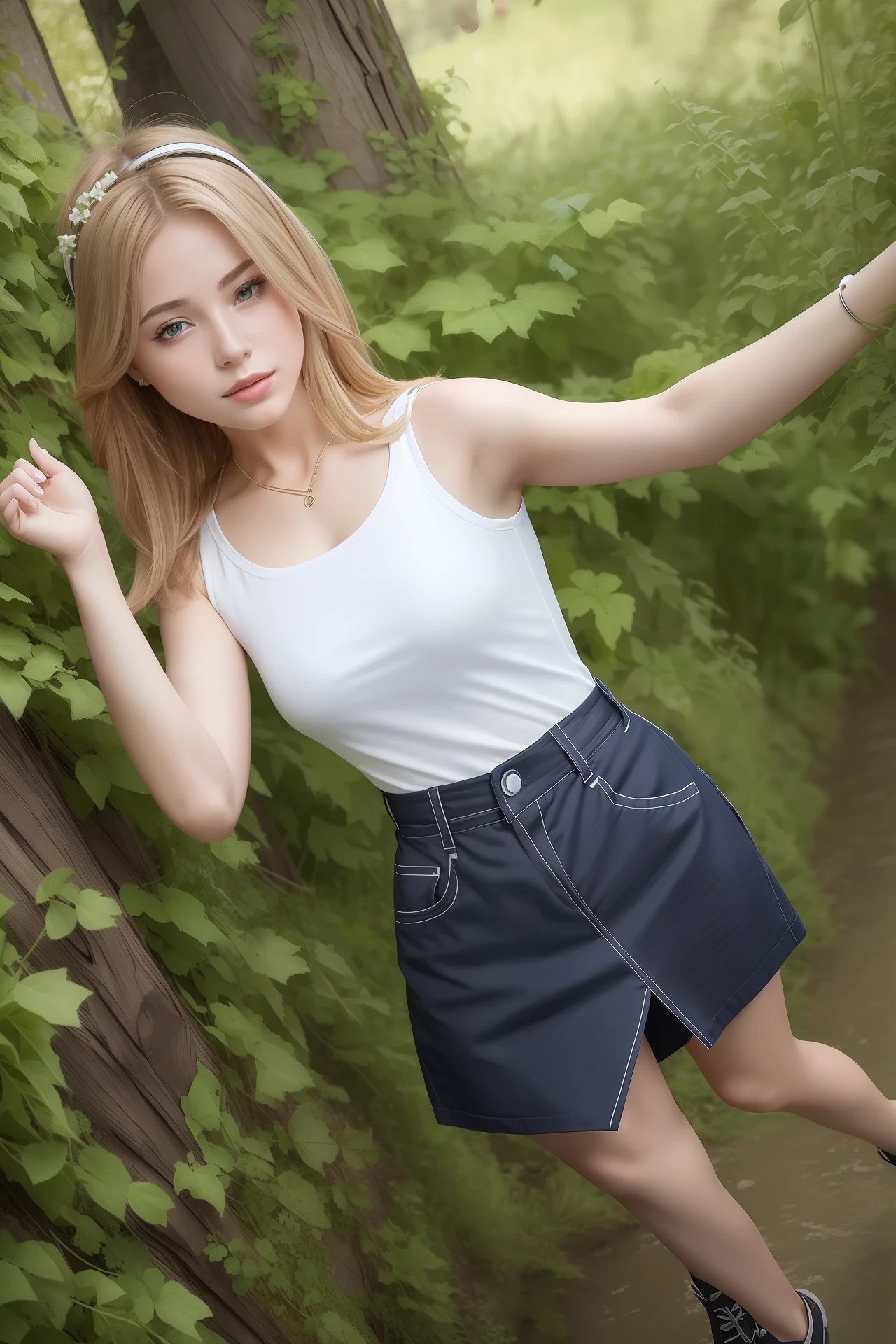 best quality, ultra high resolution, (photorealistic:1,4), 1 girl, masterpiece, outdoor, full body,