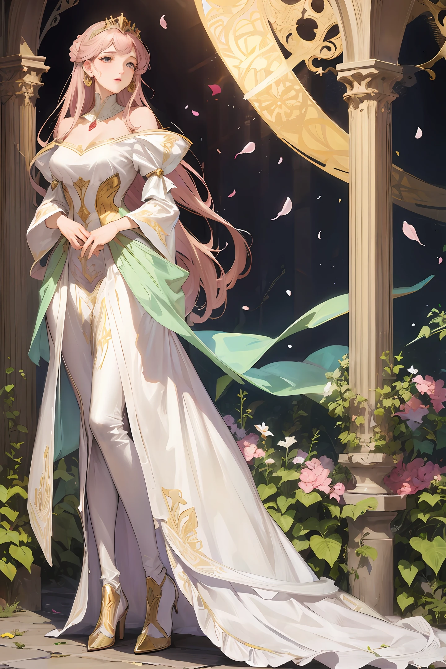 Fluttering petals