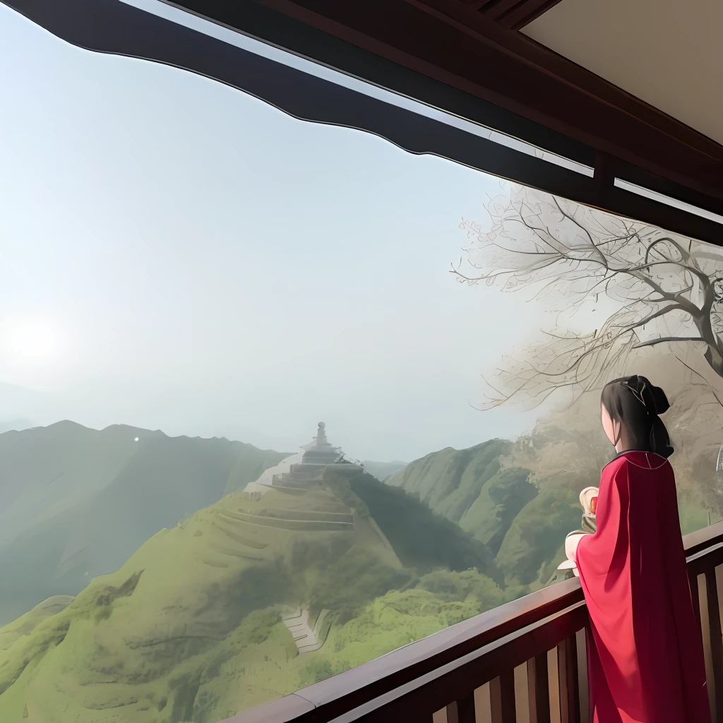 Wei Jibei County is engaged in the string super, the word meaning rises. I stayed alone at night in Jiaping, and dreamed that a goddess came to follow me. Claiming to be the Jade Girl in Heaven, she is from Dongjun County, her surname is Chenggong, her courtesy name is Zhiqiong. It&#39;s super dreamy, refreshing and insightful, beautiful and different, and very human. Jue Wuqin thought, if it survives, if it dies, it will be like this for three or four nights. Once, obviously came to swim, drove the luggage cart, followed the eight maidservants, wore silk and silk embroidered clothes, and looked like a flying fairy. Saying that she is seventy years old, she regards her as a fifteen or sixteen-year-old girl. There are five pots, pots, and blue and white colored glaze on the cart, and the food and drink are strange. The dishes are served with wine, and they eat and drink with Chao. Zhi Chao said: &quot;I, the jade girl in the sky, was sent to marry me, so I came here to follow the king. I don&#39;t mean the virtue of the king. I feel lucky in the past, and I should be a couple. It can&#39;t be beneficial, and it can&#39;t be detrimental. However, you can always drive lightly when traveling , riding a fat horse; eating and drinking can often get far-flavored food, and sustenance can always be full and full. However, I am a man of gods, and I will not give birth to a child for the king, nor will I be jealous, and will not harm the righteousness of your marriage.&quot; So they became husband and wife. A poem was given as a gift, and the text said: &quot;Floating, floating, and blooming, Ao Cao, Yun Shi nourishes. Zhi Ying does not need to be moistened, to be of virtue and time. Immortals don&#39;t feel empty, they should be transported to meet them. Accept me to honor the five clans, and go against me. Misfortune.&quot; This is a great comparison of his poems, and his essay has more than two hundred words, which cannot be fully recorded. It also annotates the seven volumes of &quot;Yi&quot;, with hexagrams and images, and it belongs to 彖. Therefore, its classical Chinese not only has meaning, but also can account for good and bad, just like Yangzi&#39;s &quot;Taixuan&quot; and Xue&#39;s &quot;Zhongjing&quot;. Chao can understand its will and use it to occupy the waiting. After seven or eight years of being a husband and wife, after the parents married Chao, they swallowed by day and slept by night. Although he lives in a dark room, he often hears people&#39;s voices and sees them often, but he doesn&#39;t see them. Later generations asked strangely and leaked the matter. The jade girl then begged to go, saying: &quot;I am also a man of God. Although I have made friends with you, I don&#39;t want others to know about it. But I have revealed my omissions in your nature, and I will no longer communicate with you. I have been friends for many years, and the kindness is not light; Once parted, wouldn&#39;t it be regrettable? We have to, each of us will do our best!&quot; He also ordered his attendants to serve wine and eat, hairpins, and two pairs of leftovers woven into skirts and shirts. I also presented a poem, saying goodbye with my arms, weeping and fleeing, I solemnly lifted the car, and went like flying quickly. I have been so worried for a long time that I am almost exhausted. Five years after he left, the envoy of Chaofeng County went to Luo, and went to Xiamo, Yushan, Jibei. Going west, there is a carriage at the end of Qudao, which seems to know Qiong. Drive to the front, the result is also. Then they met each other with draped curtains, full of sorrow and joy. Control the left and aid Sui, and take the same ride to Luo. So he became a family, and he wanted to restore the old. In Taikang, it is still there. But not every day, every March 3rd, May 5th, July 7th, September 9th, Dan, and 15th, they come and go. Zhang Maoxian wrote &quot;Goddess Fu&quot; for it. traditional Chinese painting