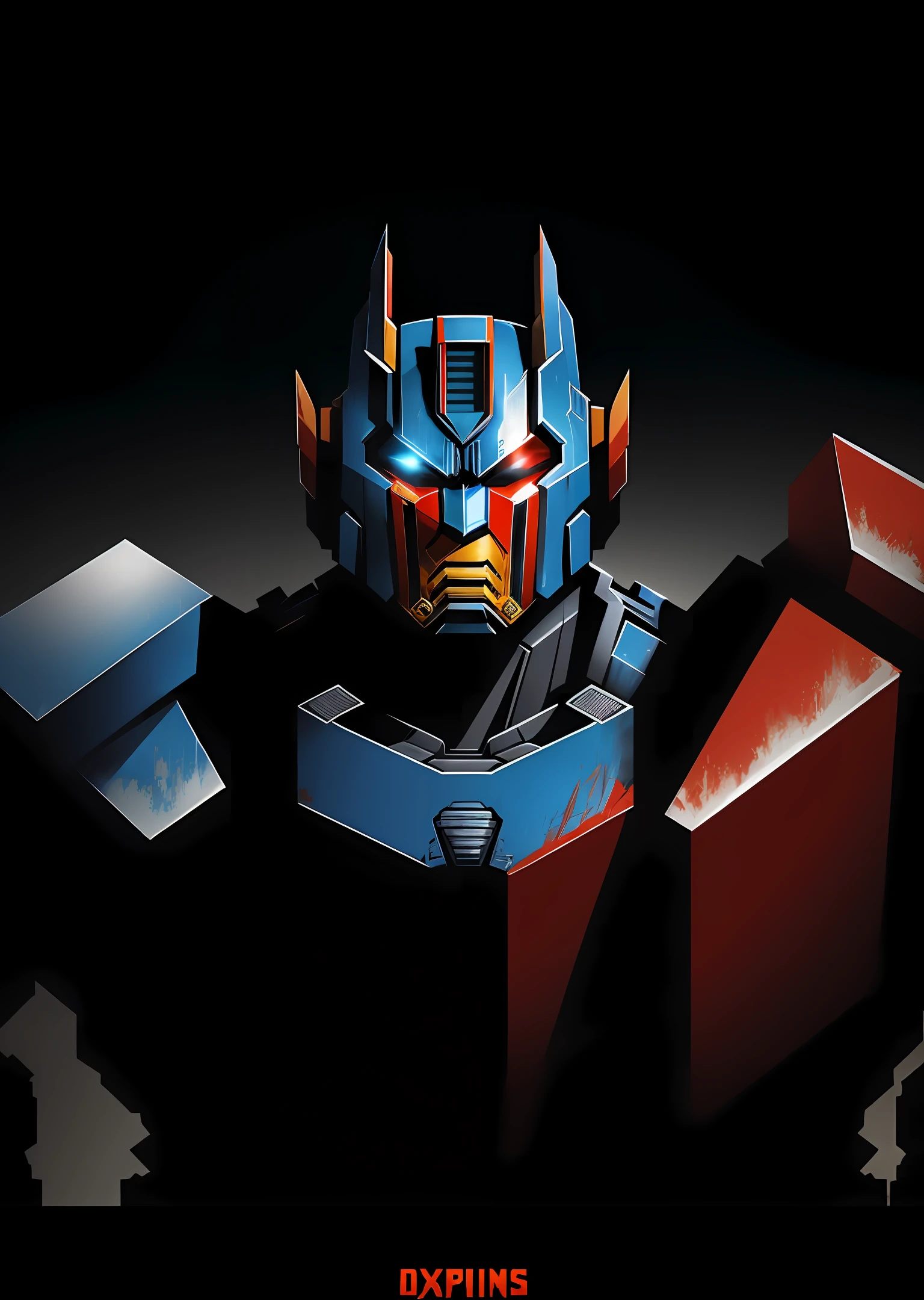 (Poster Design) Optimus Prime Poster