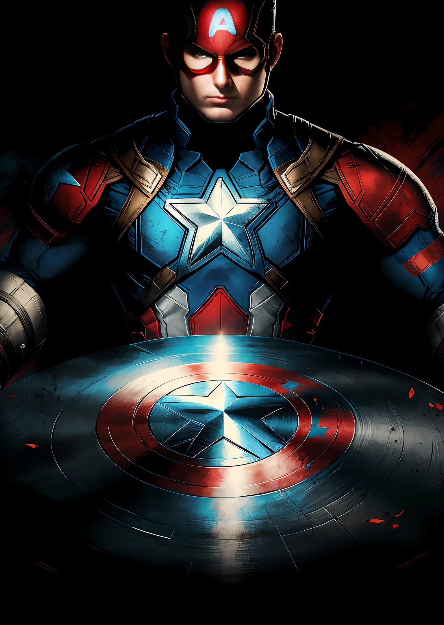 (Poster Design) Captain America Poster