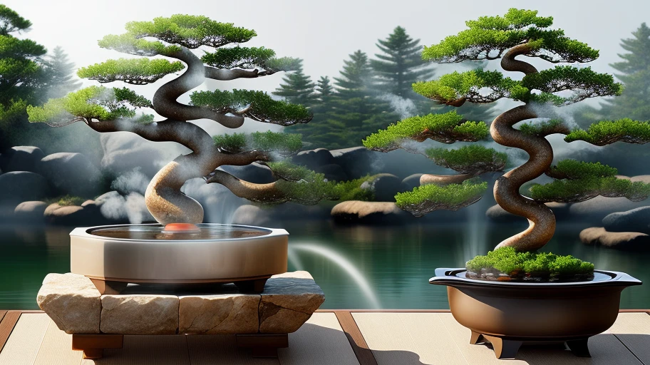 water steaming, steamy, warm, hot