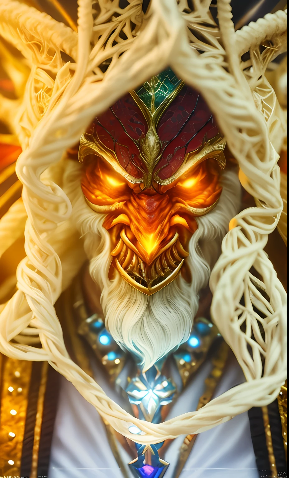 (highly detailed 8k wallpaper), medium shot photo of a frightening necromancer, intricate, high detailed, dramatic