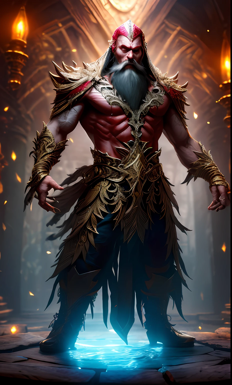 (highly detailed 8k wallpaper), medium shot photo of a frightening necromancer, intricate, high detailed, dramatic, 3D