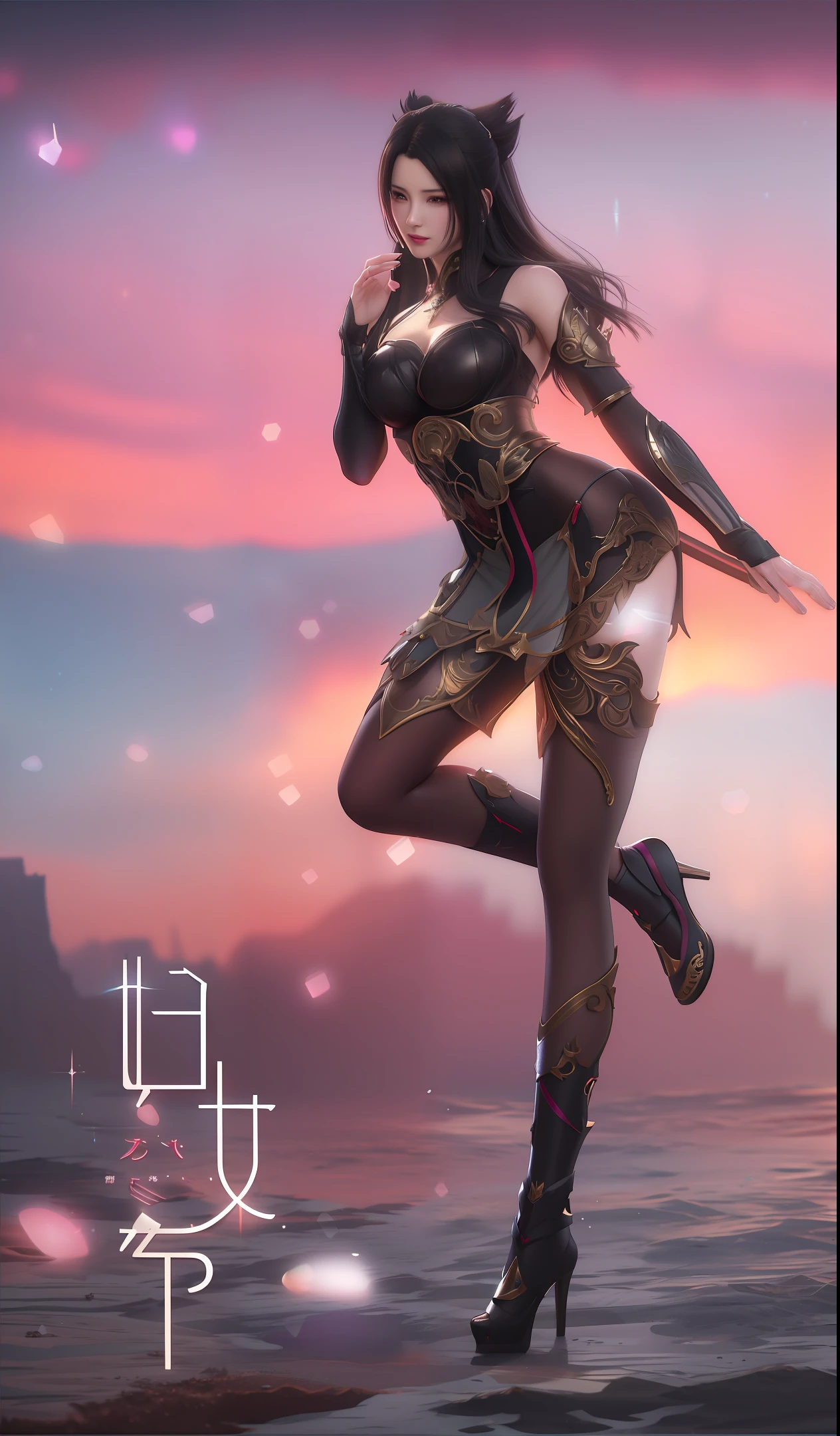 a close up of a woman in a red dress with long hair, beautiful alluring anime woman, a beautiful fantasy empress, inspired by Du Qiong, seductive tifa lockhart portrait, ((a beautiful fantasy empress)), seductive anime girl, beautiful anime woman, glamorous tifa lockheart, beautiful avatar pictures, mai shiranui, lady in black armor, tifa, (lingerie:1.2), photo realistic, upon_body, tyndall effect, photorealistic, dark studio, rim lighting, two tone lighting, (high detailed skin:1.2), 8k uhd, dslr, soft lighting, high quality, volumetric lighting, candid, Photograph, high resolution, 4k, 8k, Bokeh, breast out, (nude:1.4), (purple eyes color), (transparent armor:1.5), big breast,