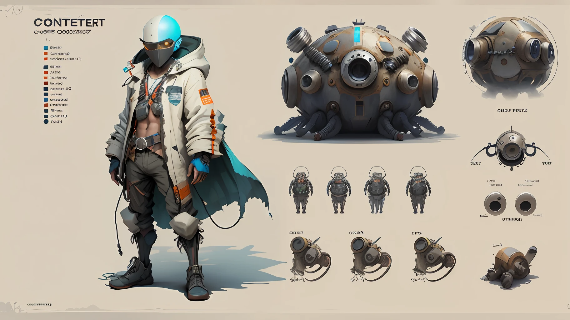 concept art Cu73Cre4ture programmer