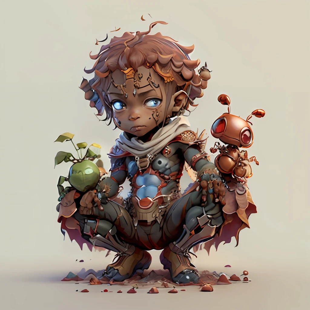 tiny ant mage in human like body