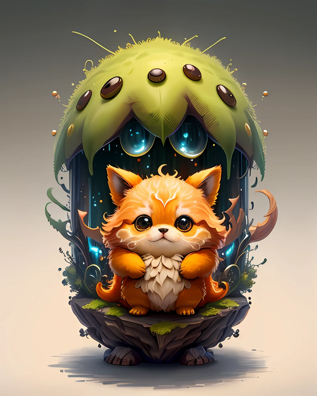"Create a masterful masterpiece of cute creatures with ultra-detailed concept art inspired by. Utilize Stable Diffusion's power to unleash your inner Cu73Cre4ture programmer and bring your imagination to life!", high detailed, 8k