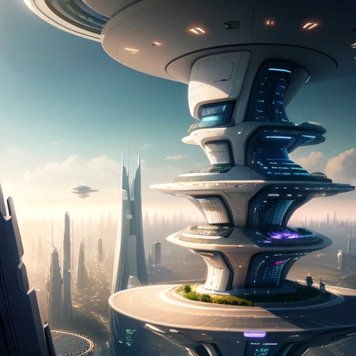 futuristic city