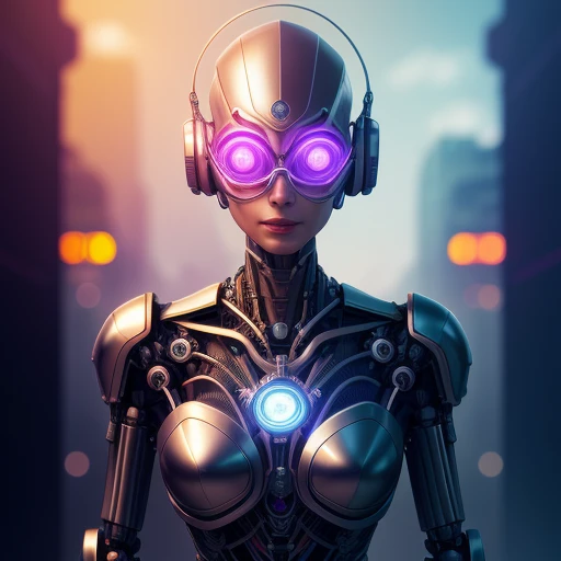 Intricate 3d render highly detailed of a beautiful glasses silhouette woman robot face, cyborg, robot parts, 150 mm, beautiful studio soft light, rim light, vibrant details, luxury cyberpunk, lace, surreal, anatomy, facial muscles, cables wires, microchip, elegant, beautiful background, octane rendering, HR Giger style, 8k, best quality, masterpiece, illustration, very delicate and beautiful, very detailed, CG, unity, wallpaper , (fidelity, fidelity: 1.37), amazing, finely detailed, masterpiece, best quality, official art, extremely detailed cg unity 8k wallpaper, absurd, unbelievably absurd, robot, silver helmet, full body, sitting write