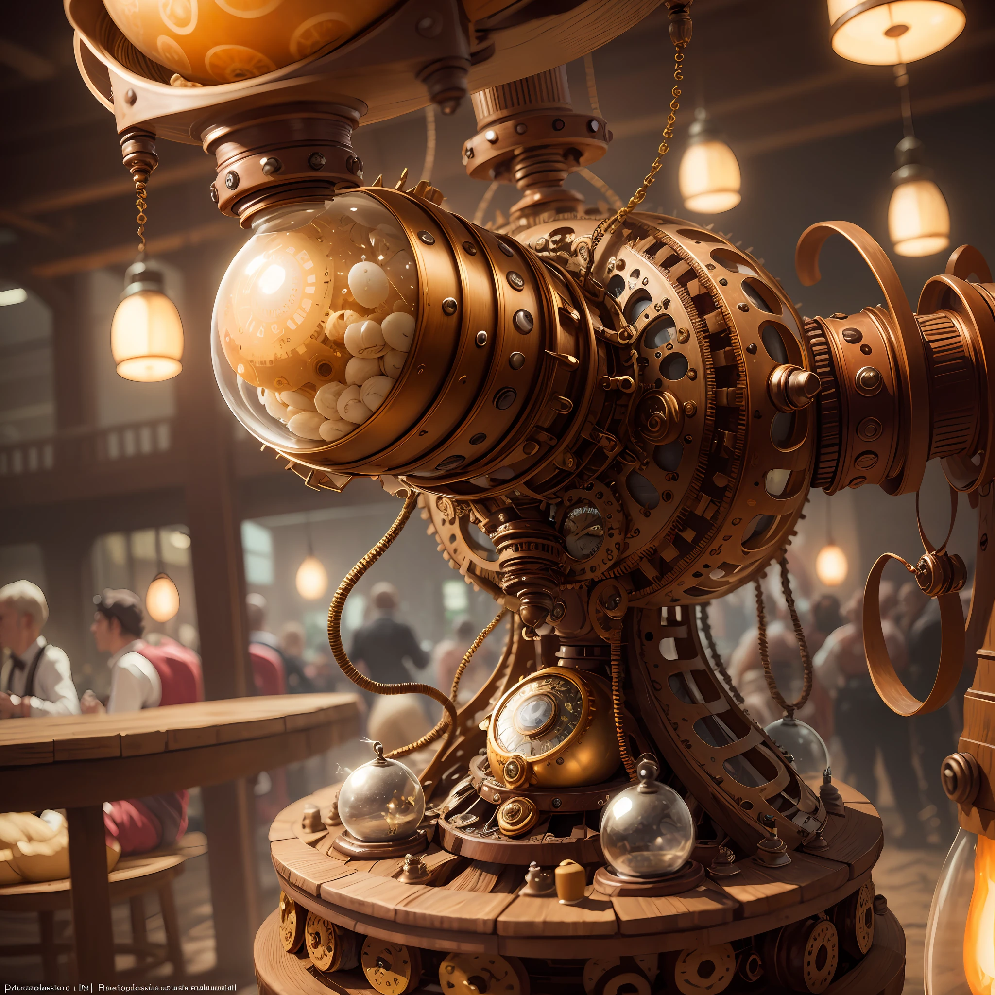 macro shot of best quality steampunk organic egg machine, bug, masterpiece, ultra high res, (photorealistic:1.4), absurdres,cinema lighting, insanely detailed mechanism, fantasy scifi, hyper realistic, steampunk, intricate design, insanely detailed, fine details, SteamPunkAI,