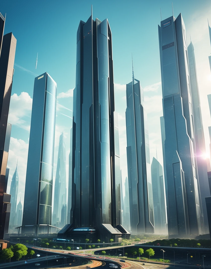 /imagine prompt: "In a distant future, humans have conquered space and established a huge metaverse. In this metaverse, there is a huge space city, which consists of countless high-rise buildings and magnificent buildings. The city The architectural style of the city is unique, combining elements of futurism and classicism. Each building is a unique work of art. The center of the city is a huge square surrounded by towering towers and magnificent palaces. People on the streets of the city People come and go, and various aircraft shuttle in the air. The periphery of the city is a huge space port, with various spaceships taking off and landing. The atmosphere of the whole city is futuristic and sci-fi, full of imagination and creativity .":: cyberpunk::1 natural lighting::1 panorama::1 360 panorama::1 DSLR::1 leonardo da vinci::1 pastel::1 bronze::1 fiber optic::1 --ar 2:1 --v 4 --seed 2333 --chaos 80