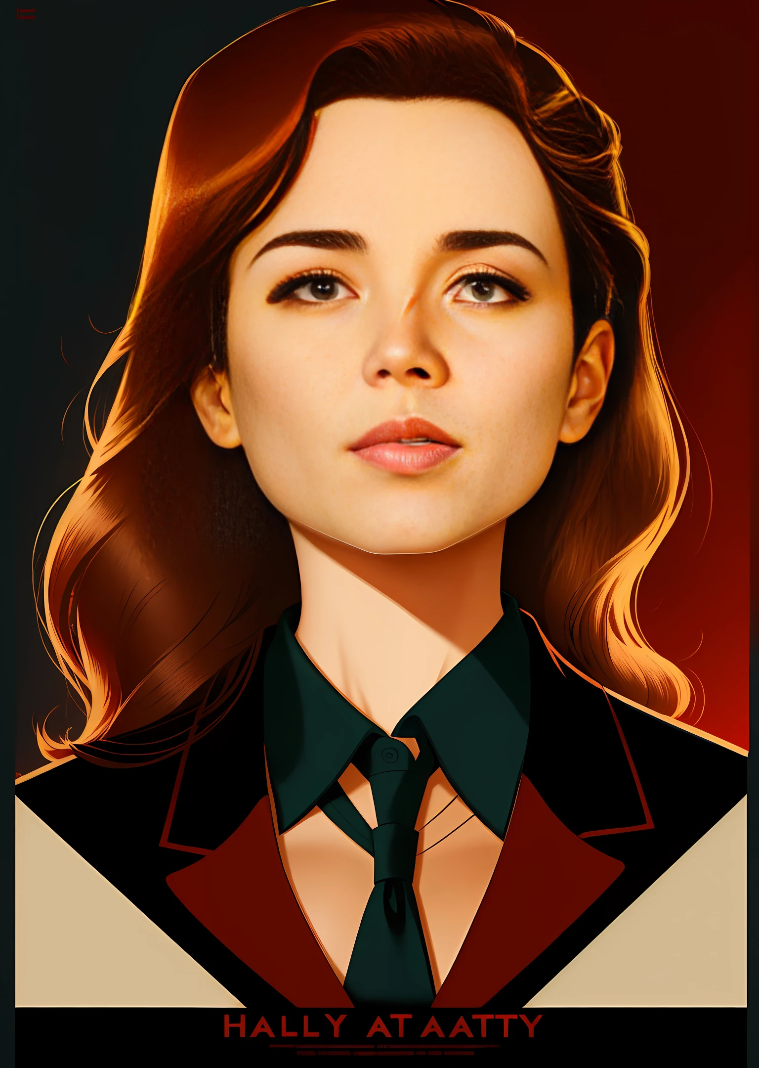 "[(Masterful Poster Design:1.4), sexy, Peggy Carter Haley Atwell