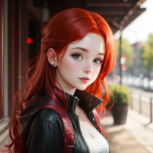 red haired girl