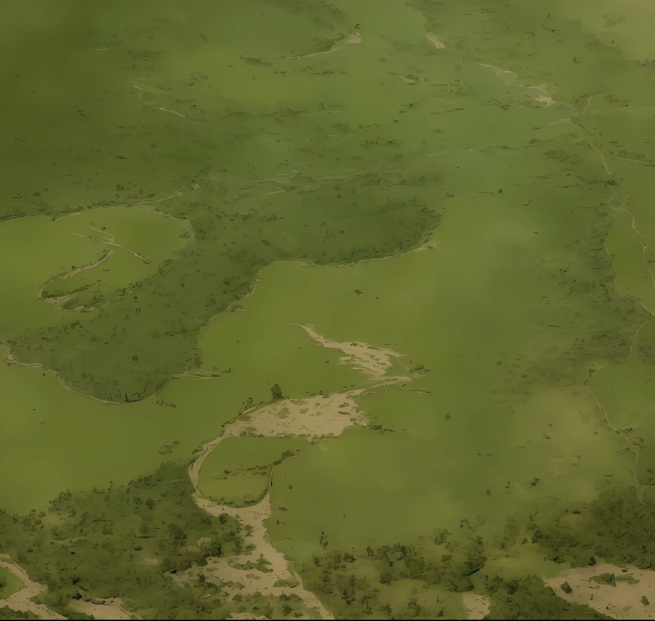 araffes in a field with a river and a forest, steam workshop maps, no trees, hyper detailed, zoom out very far, game map, grassy plains, coastline, highly detailed terrain, an expansive grassy plain, entire city visible, detailed scenery — Width 672, highly detailed maps, simple fantasy maps, r/battlemaps, detailed terrain, rock walls of river channels