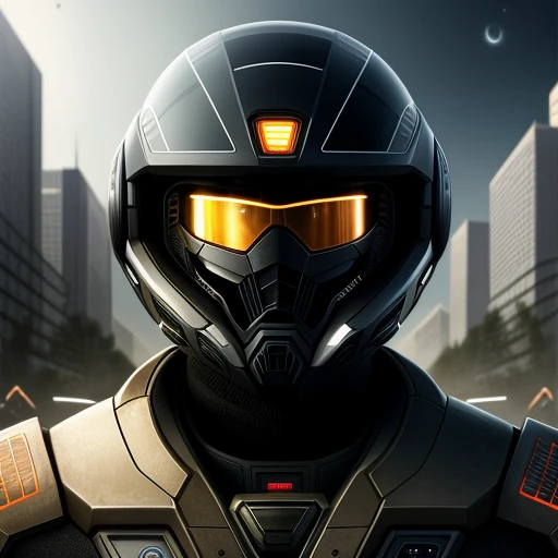 masterpiece, best quality, realistic, ultra detailed, sfw, head shot, a portrait of a young man, starsector, sci-fi style suits, tech gadgets, looking at right,